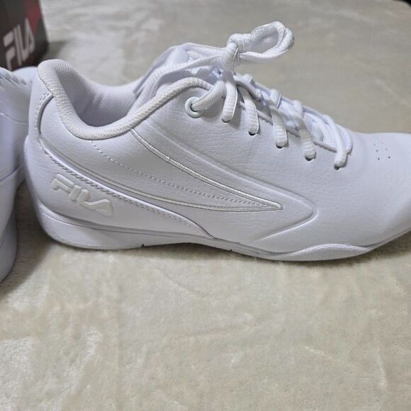 Fila Forlani Outline Flag Men's 7.5 White Motorsport Inspired Sneakers White NIB - Picture 5 of 11